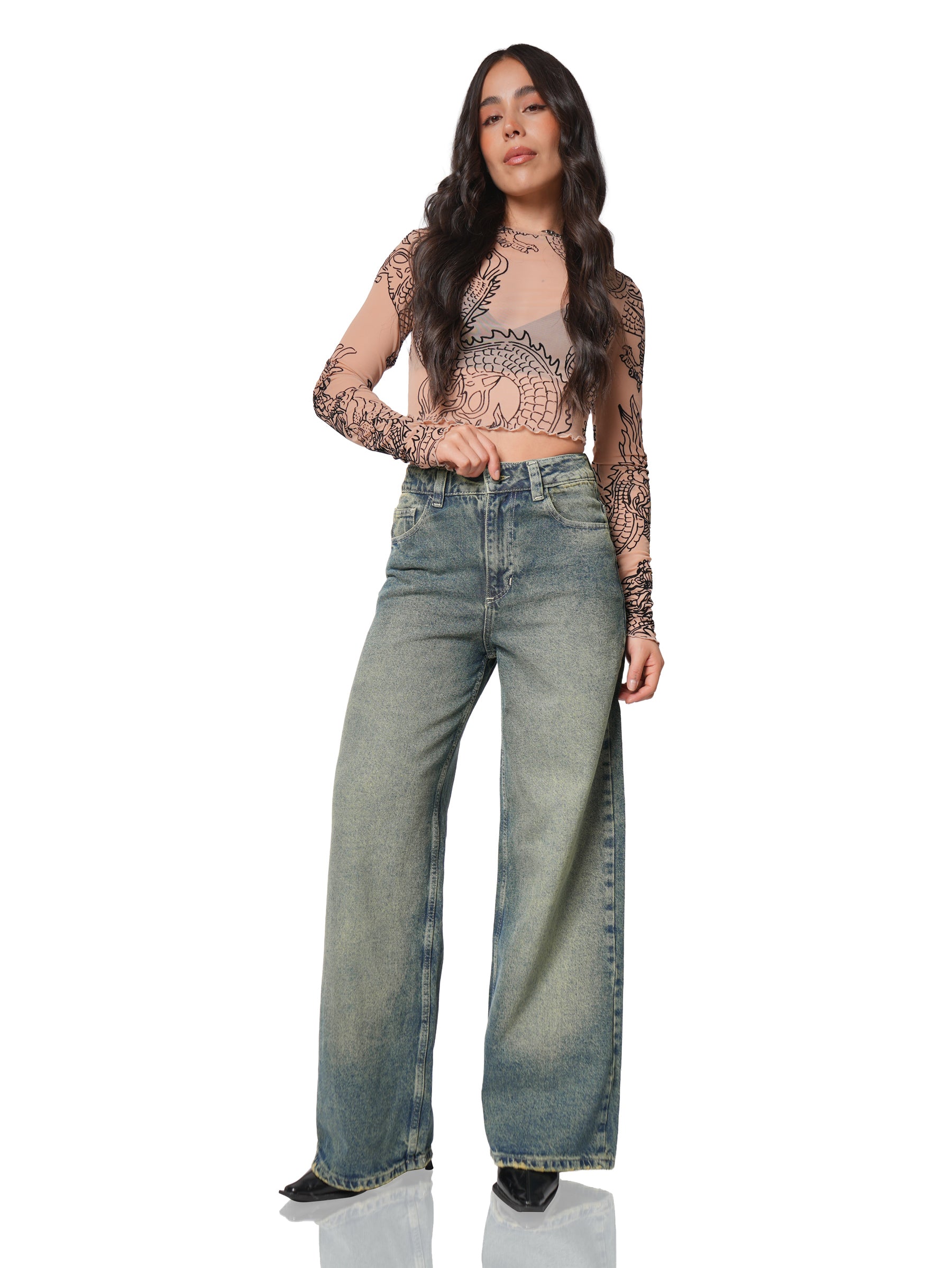 Wide Leg Opalite