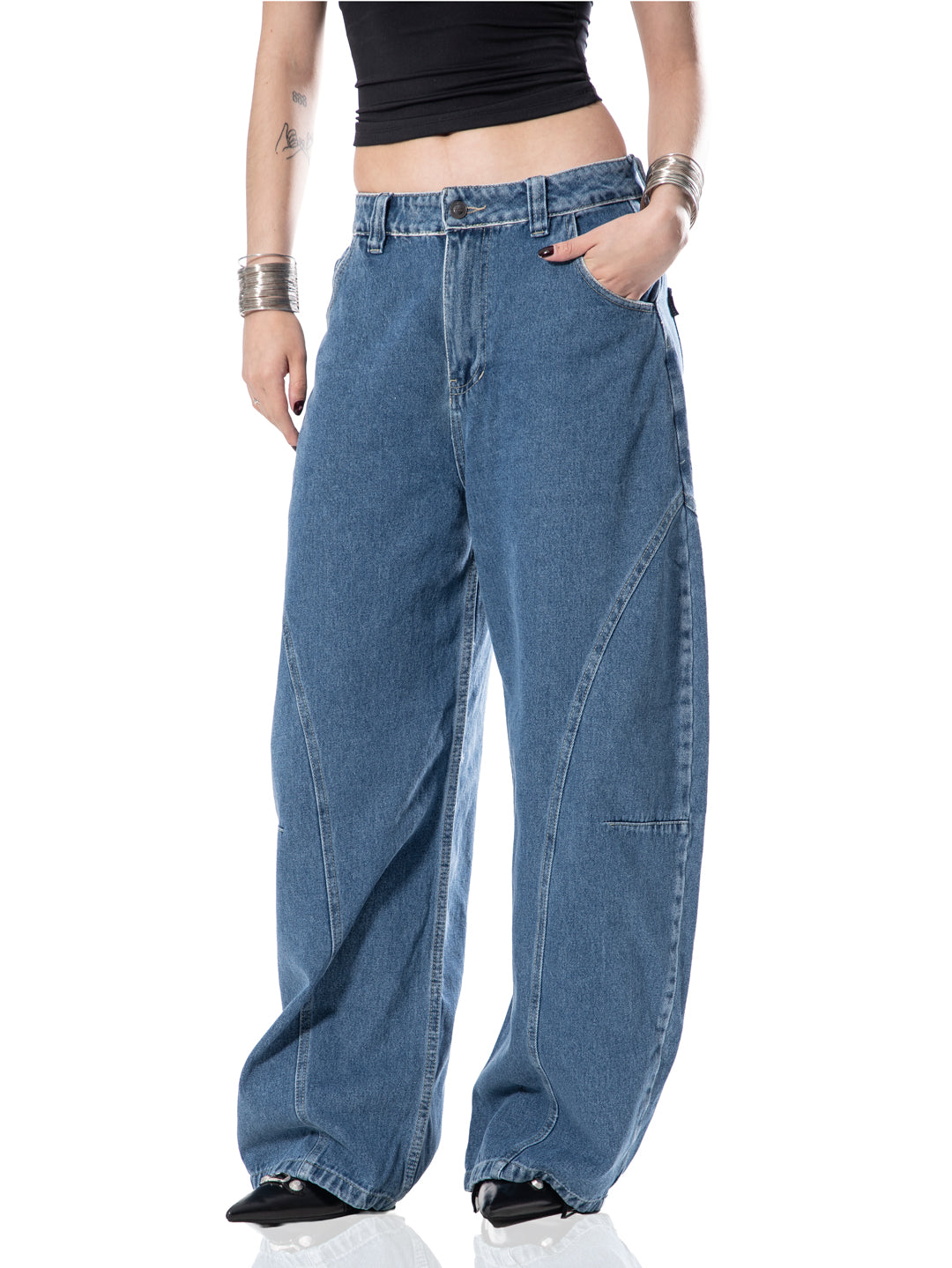 Super Baggy Blue Static